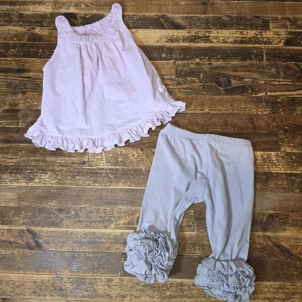 Baby Girl Size 18 Mo Lot Of 7 Pieces Dress Rompers Longall Jumpers Comfy Bundle